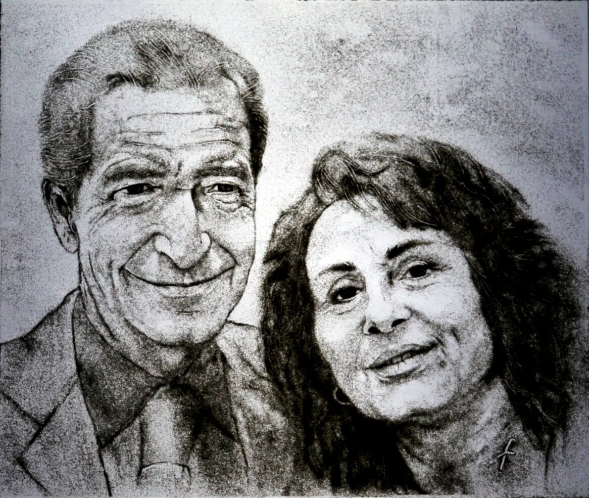 Double sand portrait